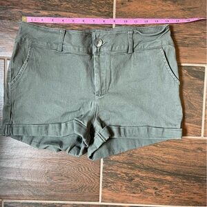 Green Mini Shorts